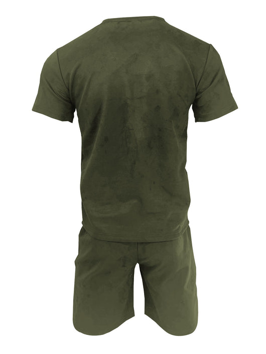 Traje Deportivo Casual de Ante con Manga Corta - Image 13