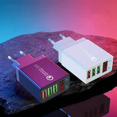 Cargador USB para móvil con pantalla digital - Image 3