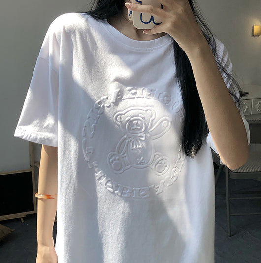 Camiseta de Algodón Puro para Mujer - Comodidad de Verano - Image 18
