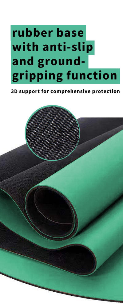 Tapete de Yoga Semicircular de Goma PU en Color Sólido para Casa - Image 26