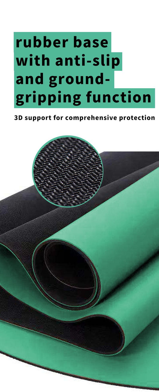 Tapete de Yoga Semicircular de Goma PU en Color Sólido para Casa - Image 26