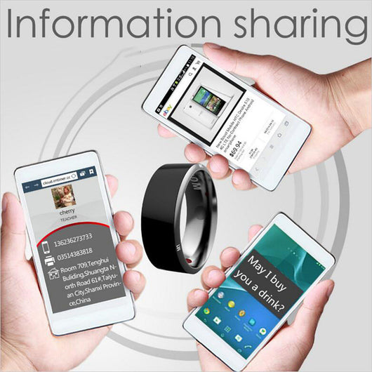 Anillo Inteligente Multifuncional Negro de Última Generación - Image 2