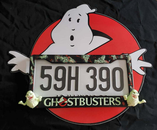 Marco para Placa de Auto Personalizado Myers-Briggs Halloween