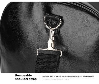 Maleta de Viaje Ejecutiva PU Capacidad Grande - Bolsa Retro para Viajes Cortos - Image 35