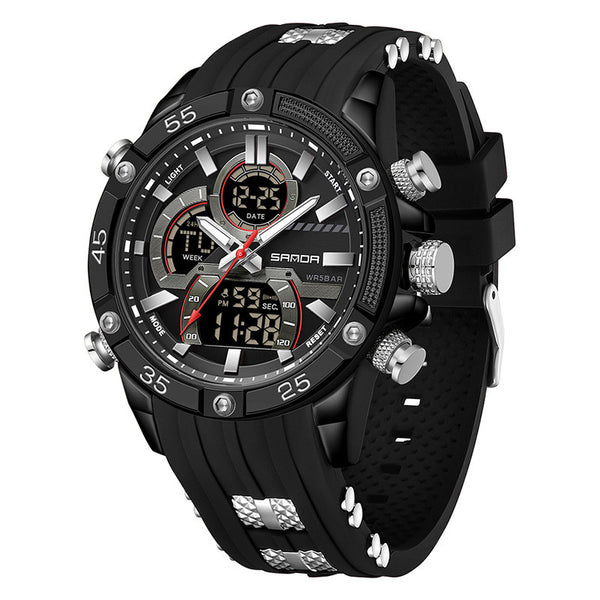 Reloj Electrónico Multifuncional para Hombre Resistente al Agua con Luz Nocturna y Alarma - Image 7