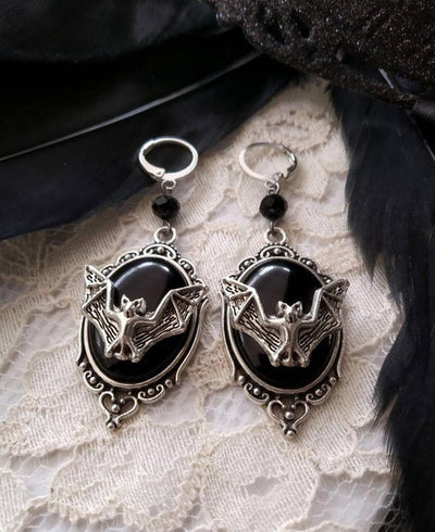 Aretes de murciélago Halloween - Image 2