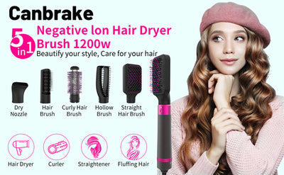 Secador y Plancha de Cabello 5 en 1 con Rizador Automático - Image 19