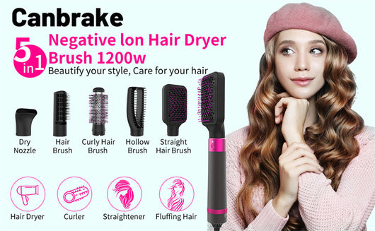 Secador y Plancha de Cabello 5 en 1 con Rizador Automático - Image 19