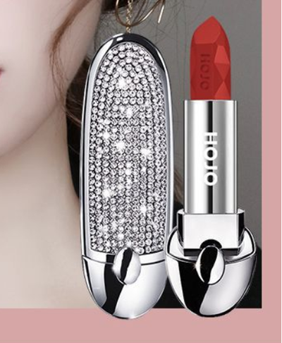 Labial Rojo Intenso HOJO Brilliant Star - Efecto Espejo Profesional - Image 8