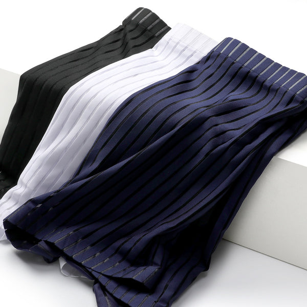 Bóxers sin Costuras Ice Silk para Hombre - Transpirables y Ultraligeros