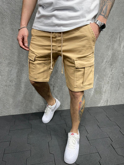 Pantalones Cortos Cargo Multibolsillos para Hombre - Ideal para Actividades al Aire Libre - Image 4