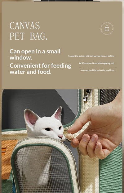 Transportín para Gatos Tipo Mochila con Capacidad Ampliada - Image 22