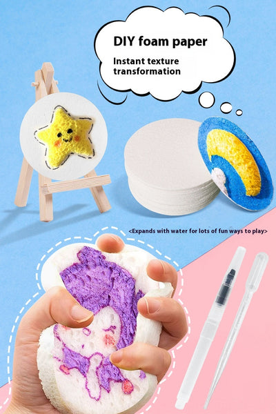 Esponja de Pintura Infantil de Pulpa de Madera - Image 8