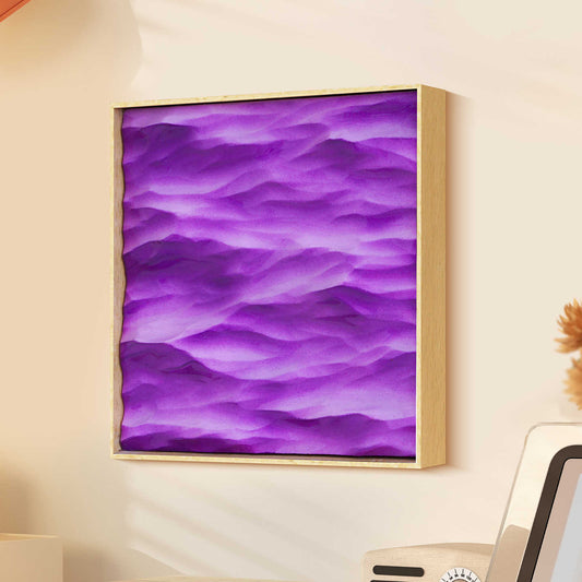 Aparador de Madera Maciza Azul con Pintura Decorativa 3D Marina