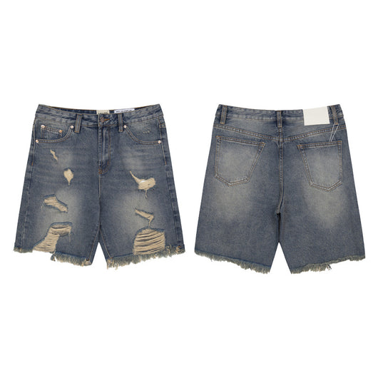 Shorts Camuflado con Detalles Graffiti y Costuras Contrastantes - Image 9