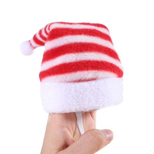 Gorro Navideño Multicolor a Rayas para Mascotas - Image 23