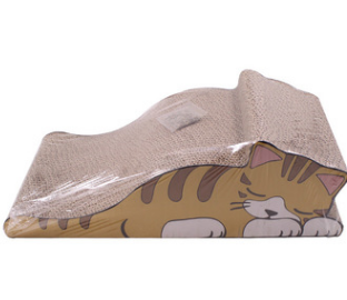 Rascador Ondulado para Gatos con Catnip - Cama Multifuncional - Image 7