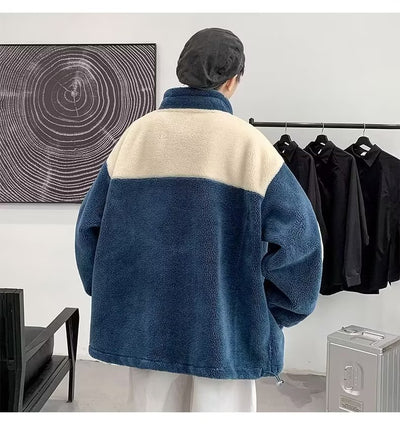 Chaqueta Acolchada para Hombre con Bloques de Color - Calidez y Estilo - Image 8