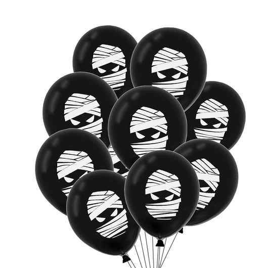 Juego de 10 Globos de Látex con Diseños de Halloween - Image 20