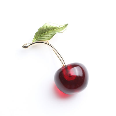 Broche de Cerezas Amarillas con Esmalte Goteo - Image 16
