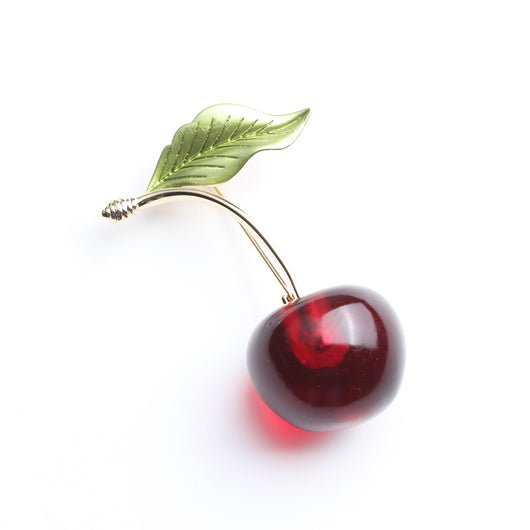 Broche de Cerezas Amarillas con Esmalte Goteo - Image 16