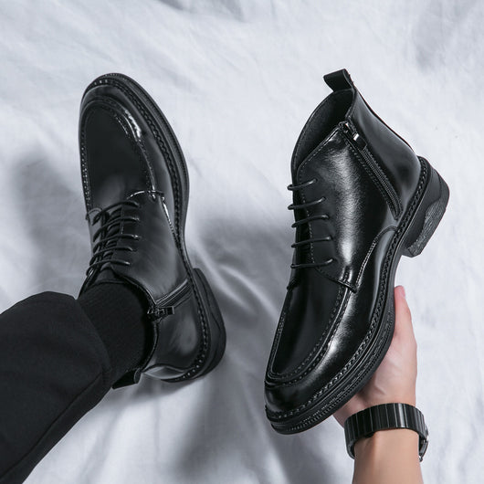 Botas Martin Altas de Invierno para Hombre - Estilo Británico Versátil - Image 4