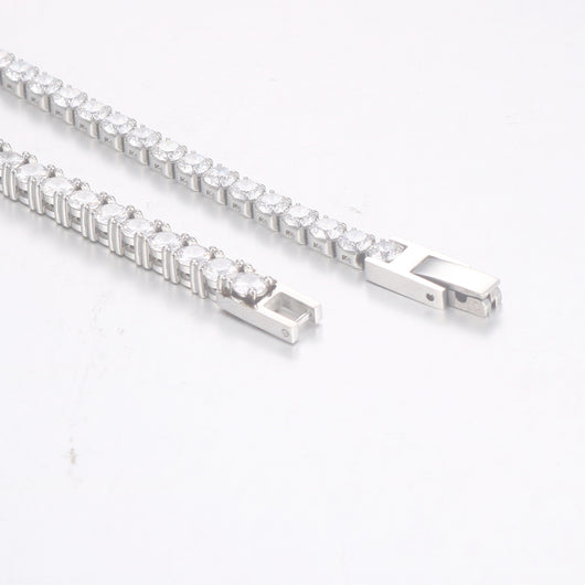 Reloj Pulsera Unisex Acero Inoxidable con Diamantes Incrustados - Image 3