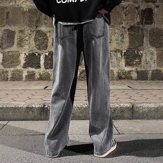Jeans Rectos Holgados Diseño Americano para Hombre - Image 2