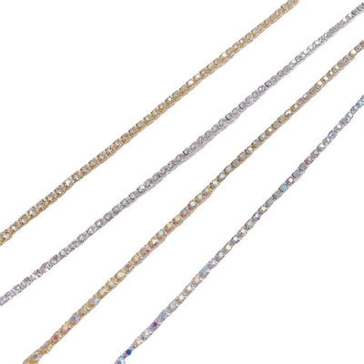 Cadena Trenzada Hip Hop con Strass Brillante - Image 5