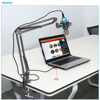 Micrófono Condensador USB Profesional Neewer NW-7000 con Brazo Scissor Ajustable y Soporte de Choque - Image 7