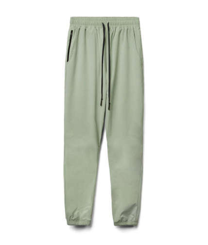 Pantalones Casuales Tendencia Coreana Tela Seda de Hielo Corte Relajado - Image 8
