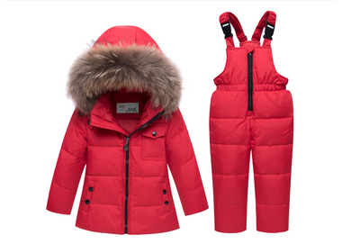 Conjunto de Invierno para Niño: Chaqueta Acolchada y Peto de Nieve - Image 8