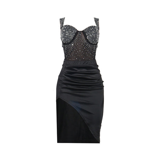 Conjunto de Dos Piezas con Strass, Espalda Descubierta en Dos Colores - Image 39