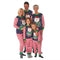 Pijamas Navideños Familiares Estampado Santa