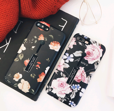 Funda Retro Floral de Lujo para iPhone XS MAX - Diseño Artístico Antigolpes - Image 2