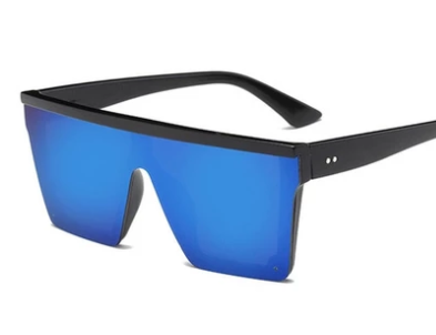 Large-frame square sunglasses with a tortoiseshell pattern frame and gradient brown lenses, shown from front and side. - Image 9