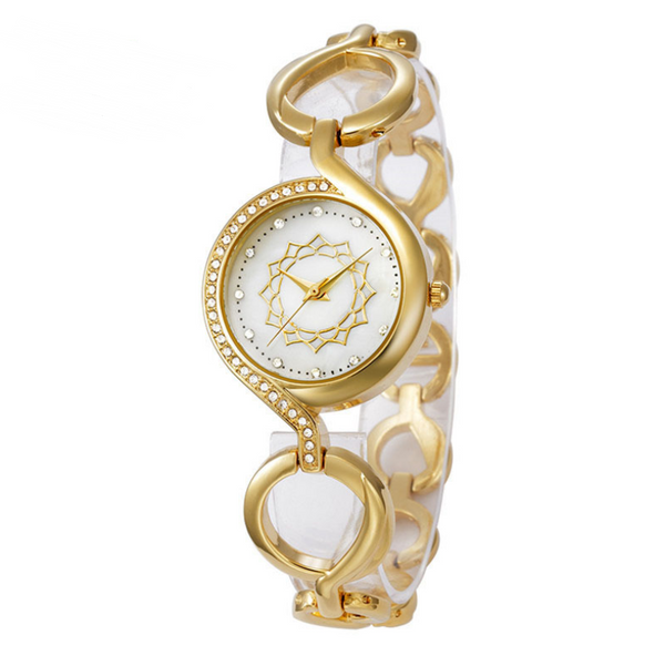 Reloj Pulsera de Diamantes con Esfera Pequeña - Elegancia Moderna