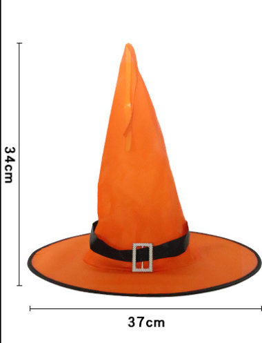 Sombrero de Bruja con Luces LED y Orejas de Elfo - Decoración Halloween para Niños - Image 5