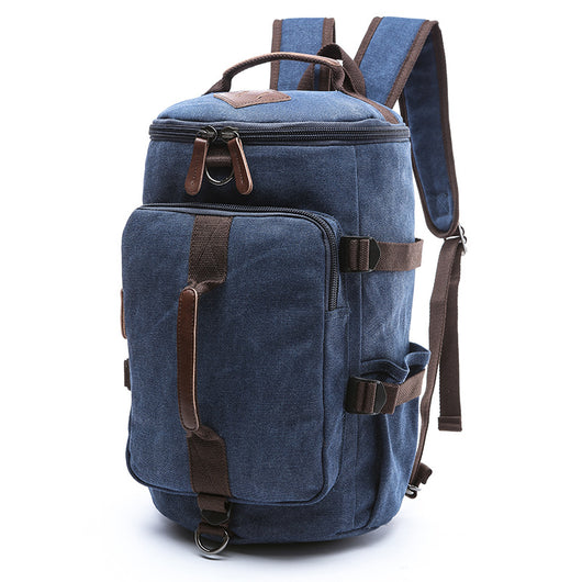 Mochila Cilíndrica para Laptop - Bolsa de Trabajo y Viaje - Image 23
