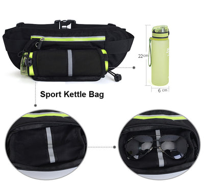 Riñonera Deportiva para Correr con Botella de Agua y Compartimento para Teléfono - Image 16