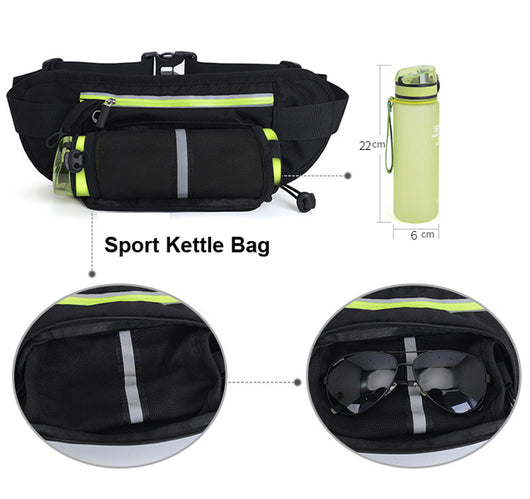 Riñonera Deportiva para Correr con Botella de Agua y Compartimento para Teléfono - Image 16