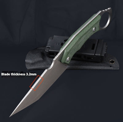 Cuchillo Táctico de Supervivencia Exterior con Hoja Recta - Image 13
