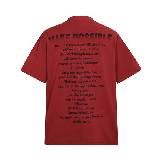Camiseta Estampada Abstracta de Manga Corta para Hombre - Image 10