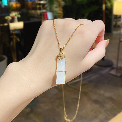 Collar de Perla en Acero Titanio de Diseño Exclusivo para Mujer - Image 37