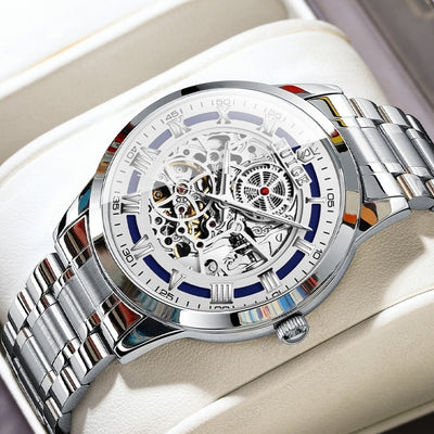 Reloj Mecánico Automático para Hombre con Esfera Transparente Doble - Image 4