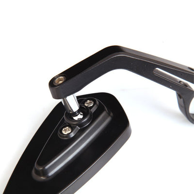 Espejo Retrovisor Curvo Diamante para Manillar Modificado de Motocicleta - Image 4