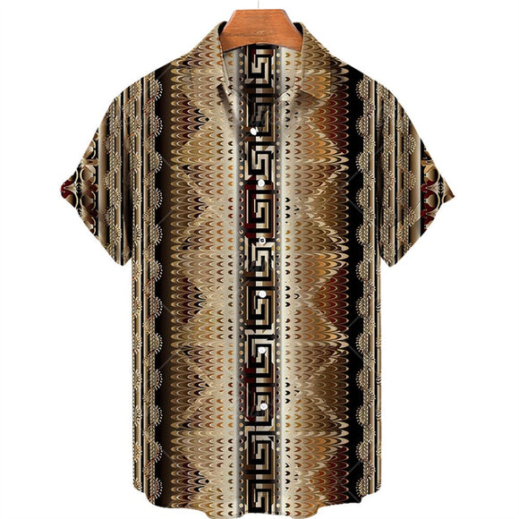 Blusa Étnica Oversize Transpirable Tallas Grandes
