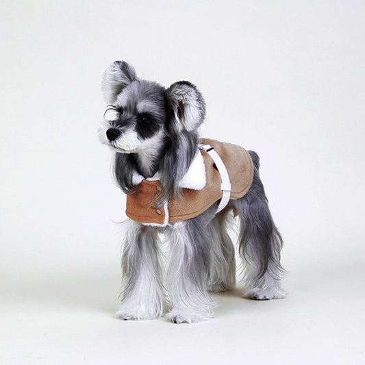 Abrigo Cálido de Lujo para Perros Pequeños - Estilo Británico Premium