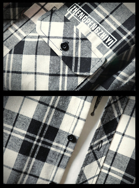 Camisa Casual a Cuadros Slim Fit para Hombre - Image 13