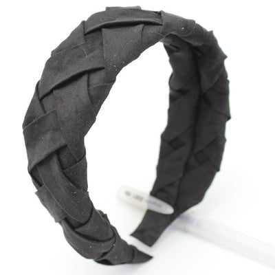Diadema Ancha de Satén Fruncido en Seda Sintética - Image 15